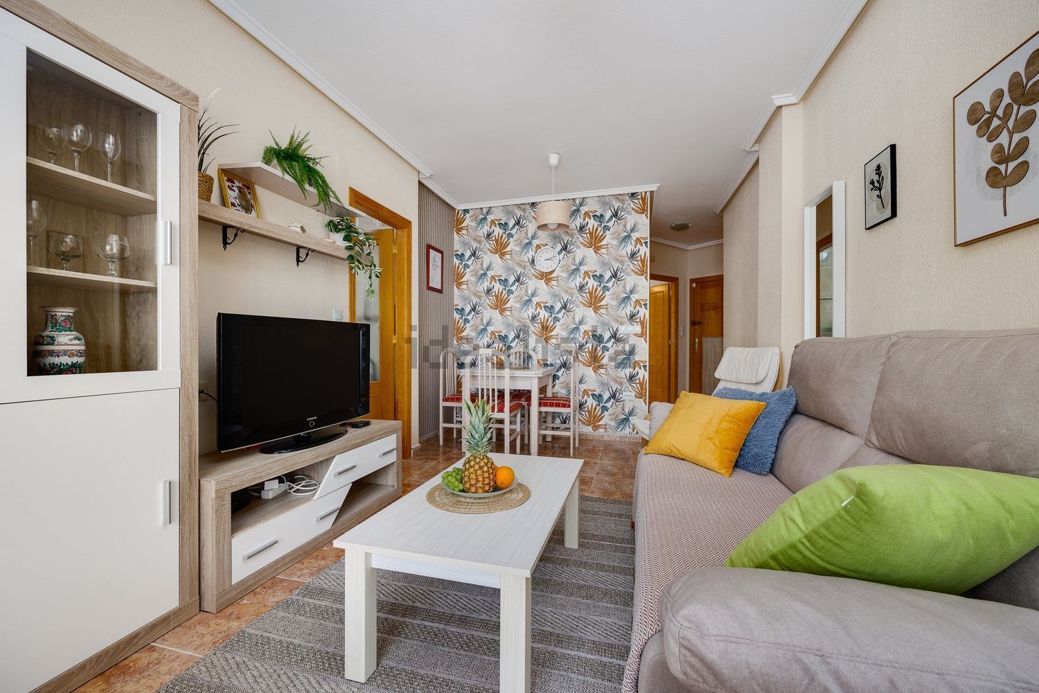 Sunny Spanish terrace